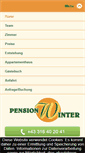 Mobile Screenshot of pension-winter.at