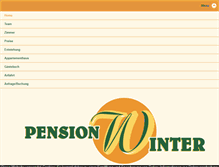 Tablet Screenshot of pension-winter.at